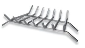 Uniflame 30" 7 Bar 304 Stainless Steel Log Grate (3/4" Bar)