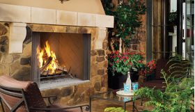 Superior 42" Outdoor Wood-Burning Fireplaces, Paneled - WRE4542