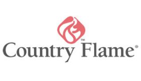 Country Flame Universal Doors - 400 Series w/ Airwash/Etched Glass - 2943-400A-UDS-ETCH