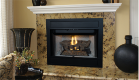 Superior 42" B-Vent Fireplace, Radiant - BRT4342