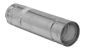 Metal-Fab Pellet 48" Pipe Section - Stainless Steel Casing - 5PS48