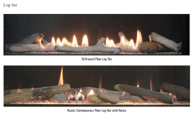 White Mountain Hearth Loft 46 Direct-Vent Fireplace - DVL46BP30 logs