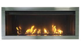 Sierra Flame 45 Outdoor Liquid Propane Direct Vent Linear Gas Fireplace - TAHOE-45-LP