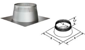 DuraVent 12 DuraTech Ventilated Flat Flashing - 12DT-FFHT
