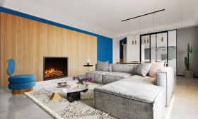 Napoleon Elevation Electric Fireplace NEFB42H-MF Installed