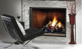 Kingsman Zero Clearance Direct Vent Gas Fireplace - 47" Wide - HB4736