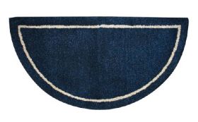 Uniflame Deep Blue Hand Tufted 100% Wool Rug - R-4000