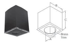Selkirk 5" SuperPro Cathedral Ceiling Support Box - SPR5CCSB