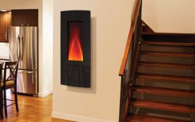 Amantii Vertical Convex Electric Fireplace - Wall Mount - WM-1641