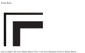 White Mountain Boulevard Vent-Free Linear ST - Trim Kits