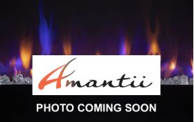 Amantii Panorama Slim Lumina - 40 Indoor /Outdoor Built In Full View Smart Electric Fireplace | BI-40-SLIM-OD-LUMINA
