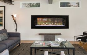 White Mountain Hearth Boulevard 48 See-Through Direct-Vent Linear Fireplace - DVLL48SP90