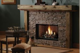 Kingsman Zero Clearance Direct Vent Gas Fireplace - 42" Wide - HB4228