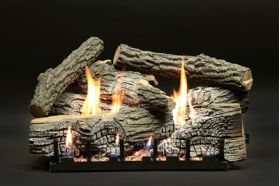 White Mountain Hearth Super Stacked Wildwood Log Set - 7 Piece - 24 inch - Refractory - LS24WRS