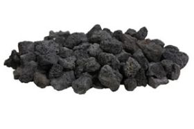 Firegear Black Lava Rock - 10 Pound Bag - FG-LAVA-10