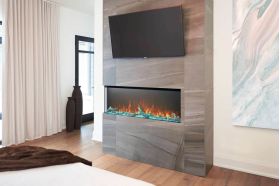 Napoleon Trivista 50 Three-Sided Electric Fireplace Installed