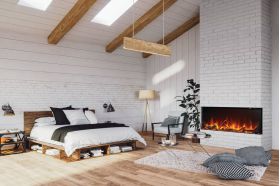 Astound FlexMount Electric Fireplace Smart installed
