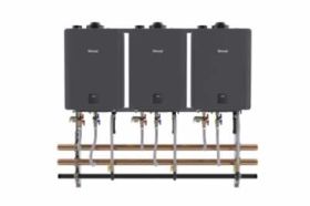 Rinnai 3 Unit Wall Hanging Rack with Pumps - TRW03CXPiN