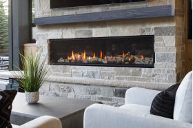 Pearl Mantel Linear Non-combustible 60" Shelf - Graphite - Finish