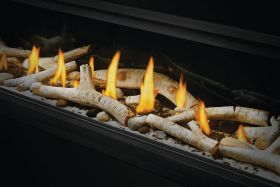 Fireplace flames