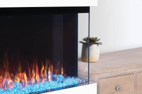 Napoleon Trivista Primis, Three-Sided Electric Fireplace side view