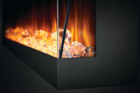 Trivista Pictura Wall Hanging Electric Fireplace Side view