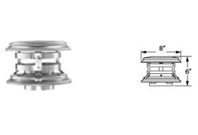 Security Chimneys 3" Secure Pellet Vertical Cap - 3SPVVC