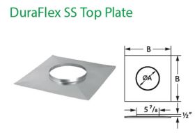 DuraVent 12 DuraFlex SS Top Plate - 12DFS-TP