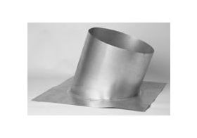 Metal-Fab Corr/Guard 18" Diameter Fixed Pitch Flashing 1-12 Pitch (316SS/Insulated) - 18FCSFPF1-C61