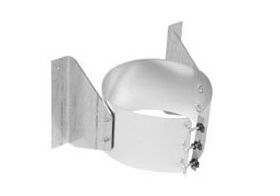 Metal-Fab Corr/Guard 6" Diameter Wall Support (304SS/Insulated) - 6FCSWS-C41