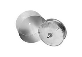Metal-Fab Corr/Guard 7" Diameter Tee Cap (430SS/Insulated) - 7FCSTC-C31