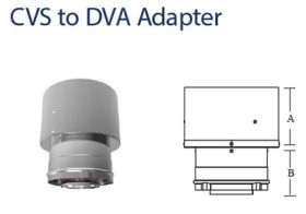 DuraVent 3x5 CVS Increaser To 5x8 DVA Adapter - 35CVS-X58DVA