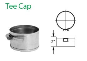 DuraVent 12 DuraFlex SS Tee Cap - 12DFS-TCV