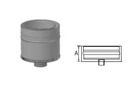 M&G DuraVent 12'' FasNSeal W2 Double Wall IPS Drain Fitting- W2-IPSDF12 // W2-IPSDF12