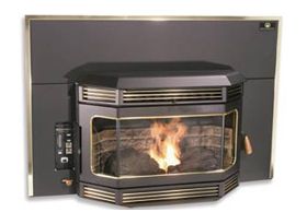 Discontinued :: Breckwell P2000I Standard Black w/ G Trim Pellet Stove