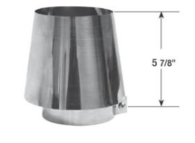 Selkirk 4" Direct-Temp For Pellet Decorative Cone Cap - 4DT-DCC