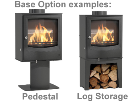 Farringdon Wood Burning Stove Base Option Examples