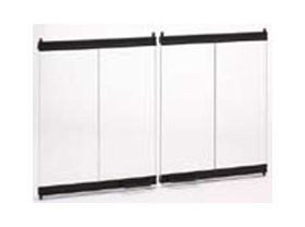 Vantage Hearth 36" Bi-Fold Glass Door For Wood Stove - Black - BDG36