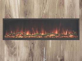 Modern Flames 96" Landscape Pro Slim Built-In Clean Face Electric Fireplace - LPS-9614