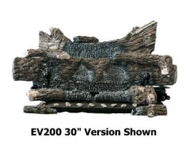 Buck Stove Ember Vision - EV100 24 Oak Vent-Free Gas Log Set - GL EV100O