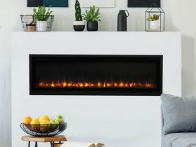 Superior 45" Electric Fireplaces, Radiant, Front View - ERL2045