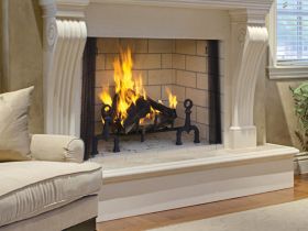 WRT6000 Series fireplace flames