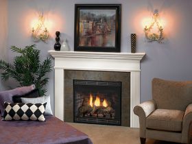 White Mountain Hearth Tahoe Premium 42 Direct-Vent Fireplace installed