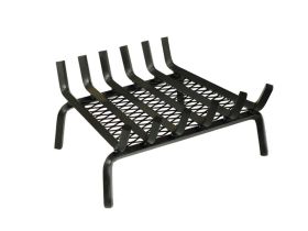 Stoll Industries Ember Stainless Fireplace Grate, 28 inches wide by 17 high