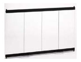 Vantage Hearth 32" B-Vent Fixed Glass Door - Black - FD32