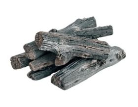 Firegear Driftwood Refractory Log Set Six (6) Piece Set - L-DW-6084