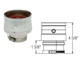 Selkirk 4 Ultimate Pellet Pipe Multi Fit Connector Increase/Appliance Adapter - 824055 - 4UPP-MFC