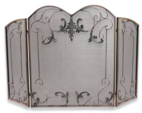 Uniflame 3 Fold Venetian Bronze Screen - S-1645