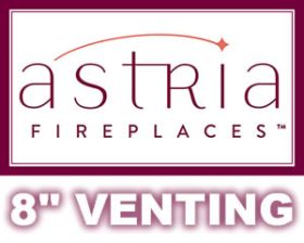 Astria Venting 8 Inch Diameter DVL - 6 Direct Vent Length - Rigid - 8DVL6