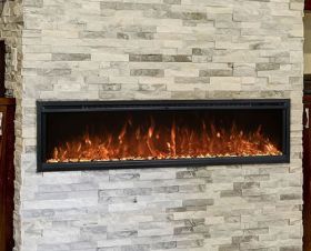 Modern Flames 60" Spectrum Slimline Wall Mount / Recessed Electric Fireplace - SPS-60B